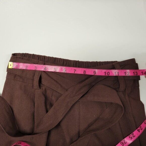 Capris Cotton Culottes, Wide Leg Capri Pants with colorful Floral Applique-NEW - Picture 10 of 12